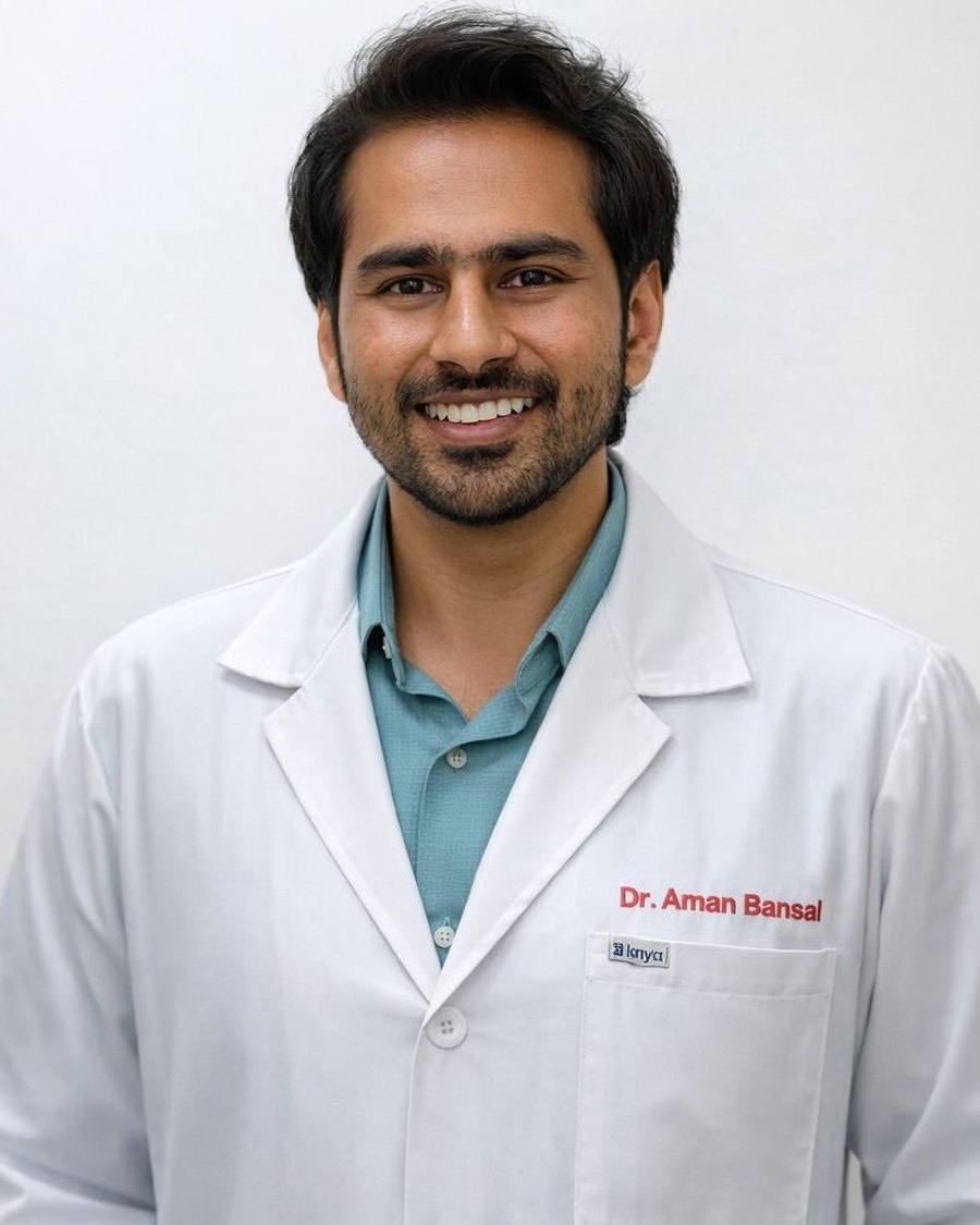 Dr Aman Bansal, laryngologist and voice surgeon
